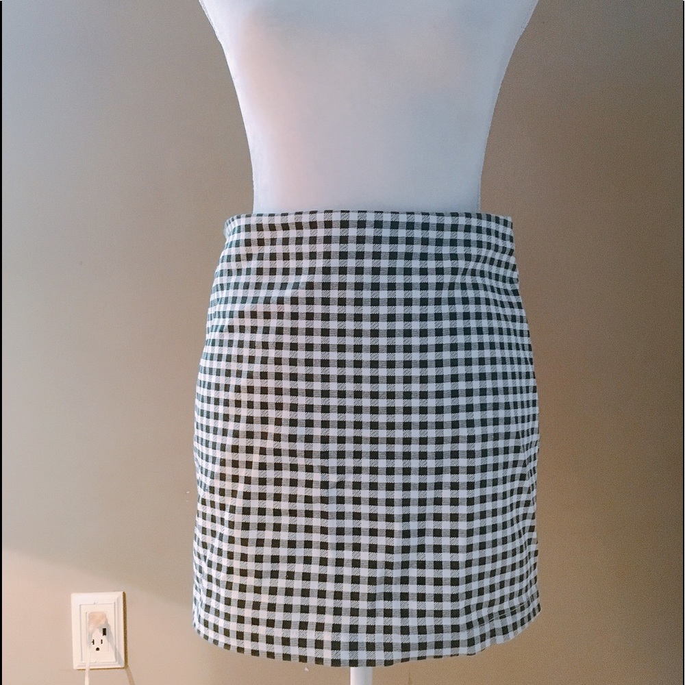 Checkered Skirt